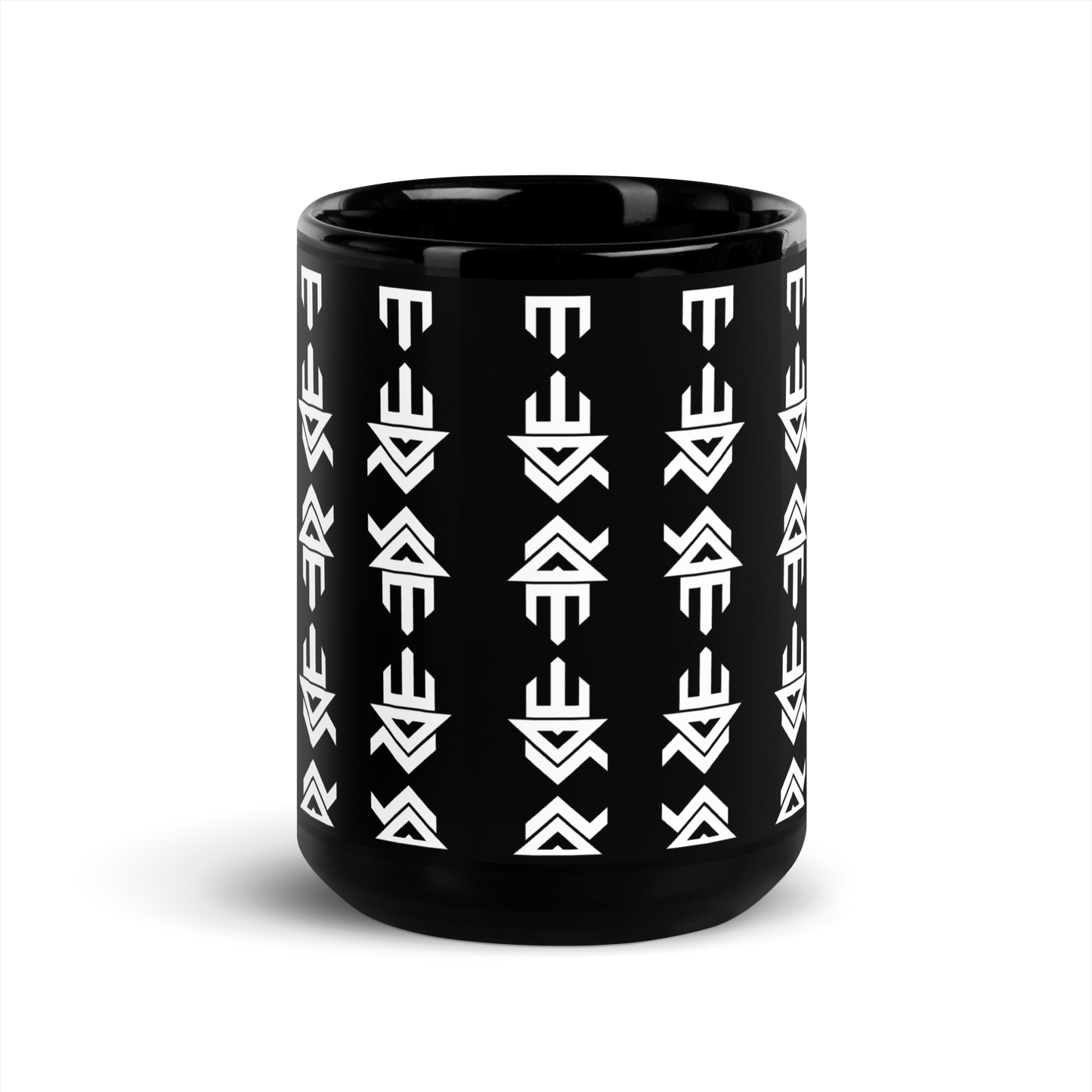 Eds x Black Glossy Mug