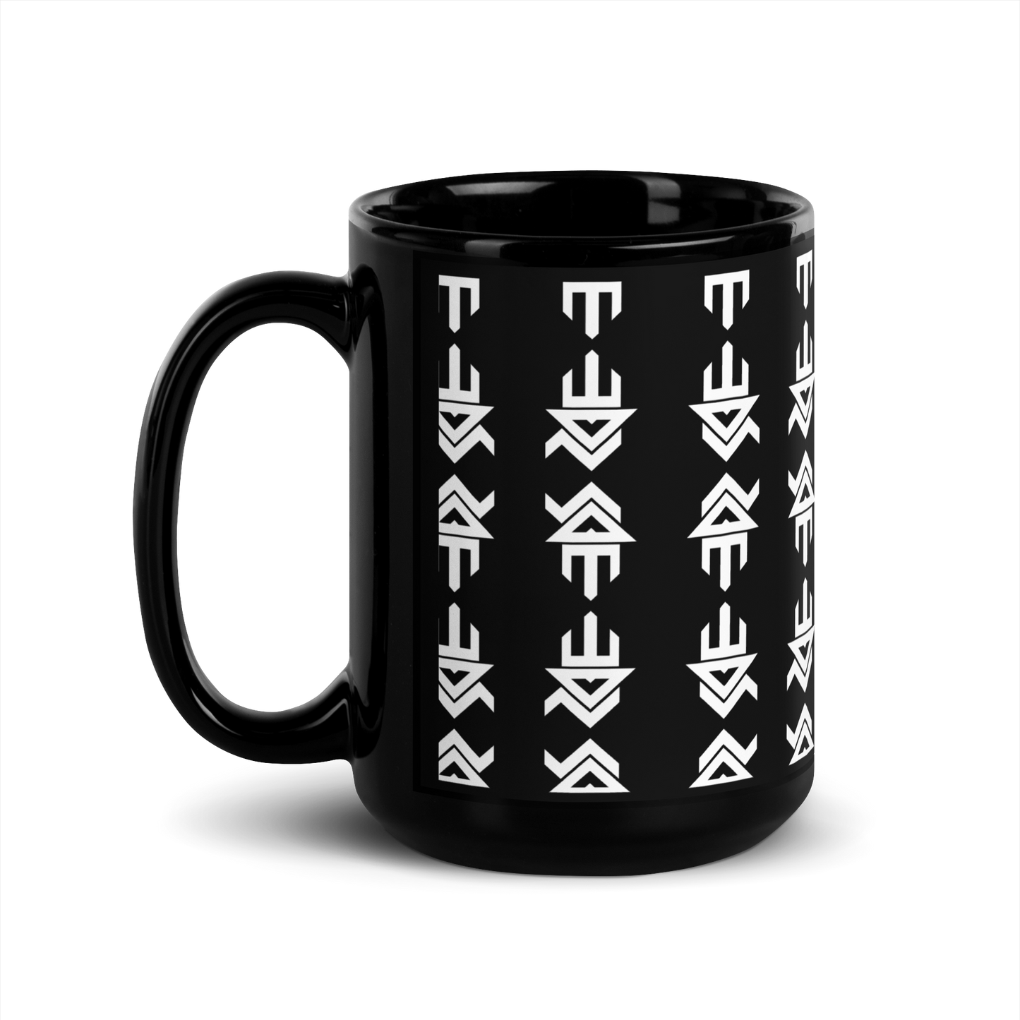 Eds x Black Glossy Mug