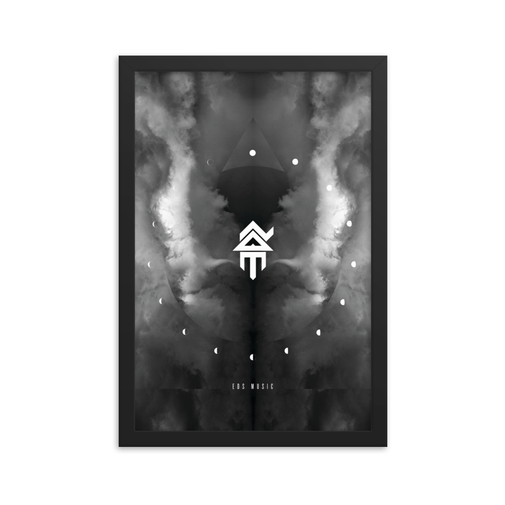 Eds Music x Smoke Framed Poster