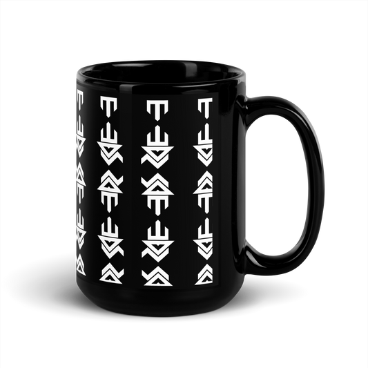 Eds x Black Glossy Mug